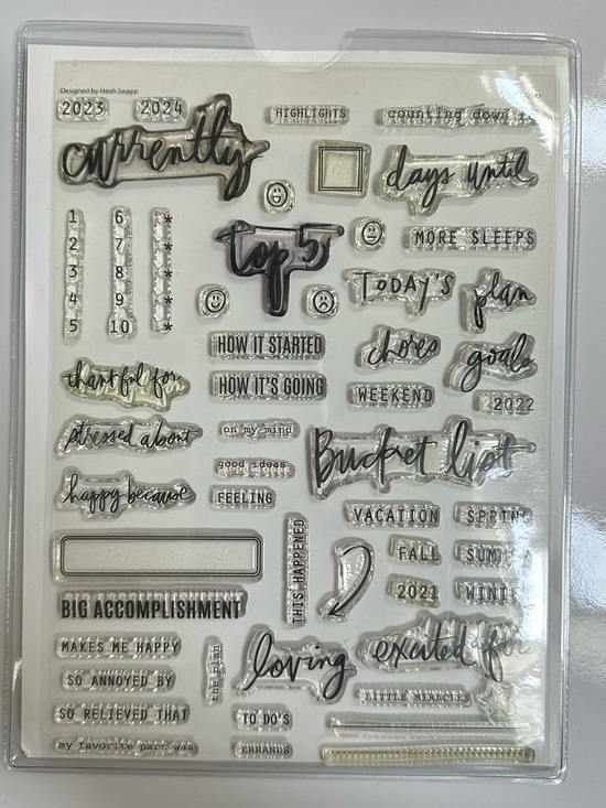 Heidi Swapp Other - 6"x8" Heidi Swapp Photopolymer Stamp Set